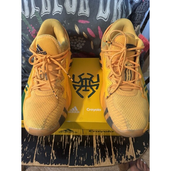 Size 7 - adidas Crayola x D.O.N. Issue #2 Solar Gold - Picture 1 of 10